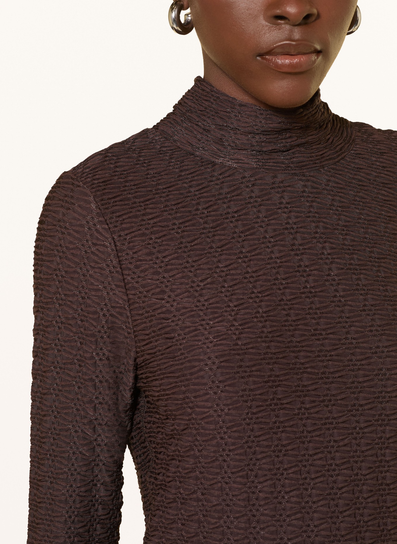 MARC CAIN Longsleeve: 697 seal brown