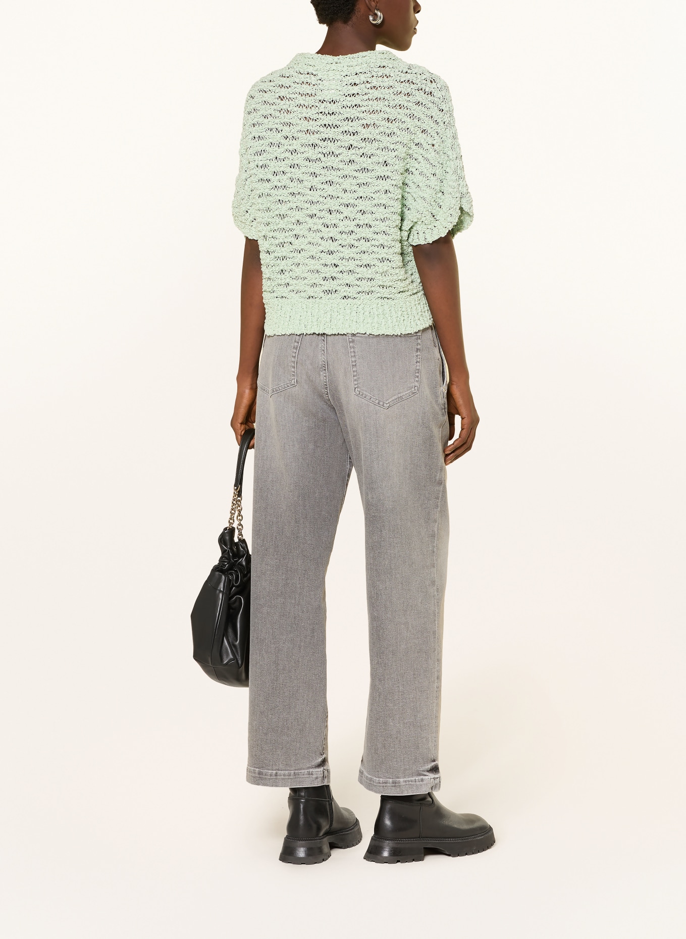 MARC CAIN Sweter z dzianiny: 505 silt green