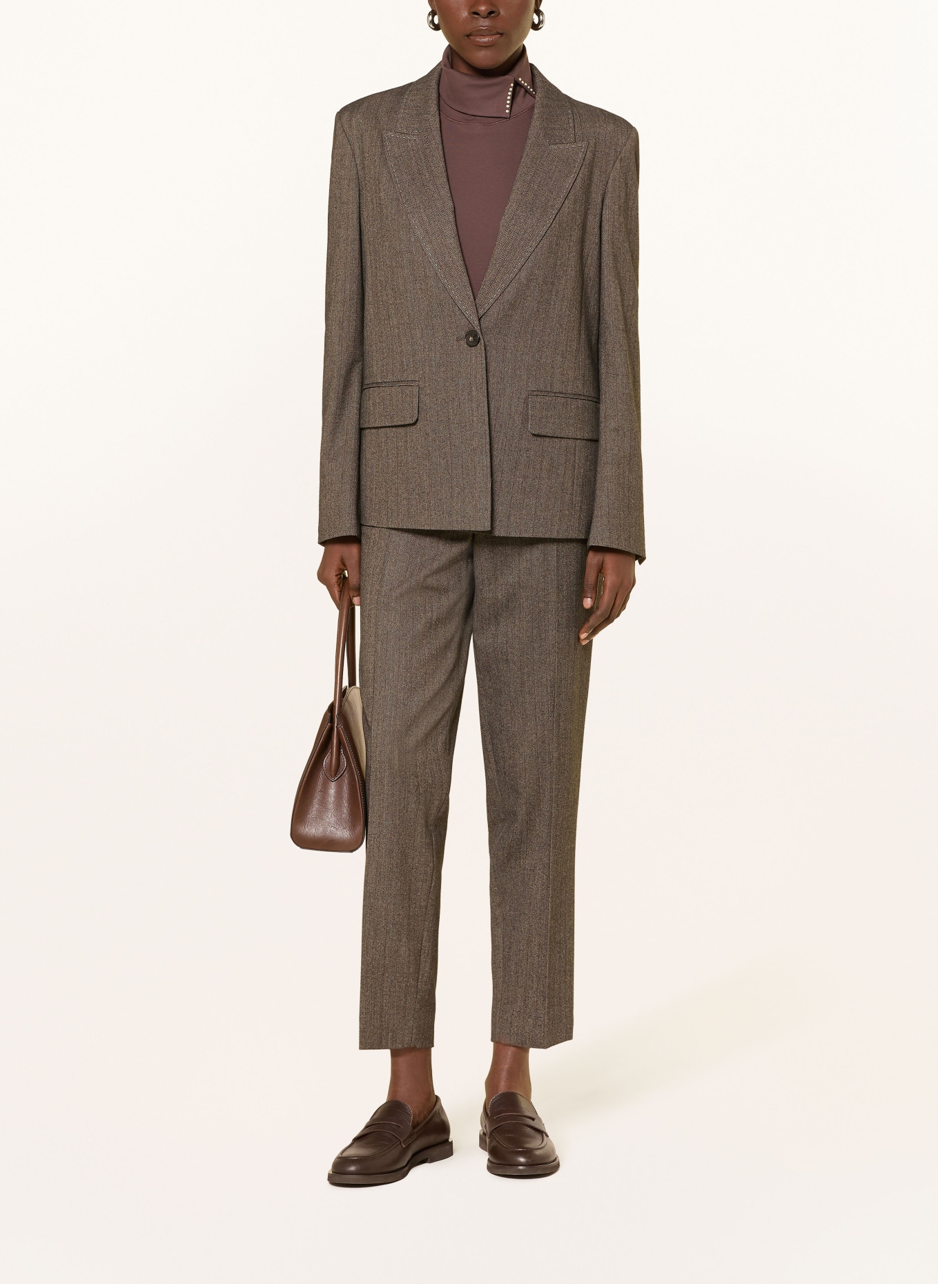 MARC CAIN Blazer: 697 seal brown