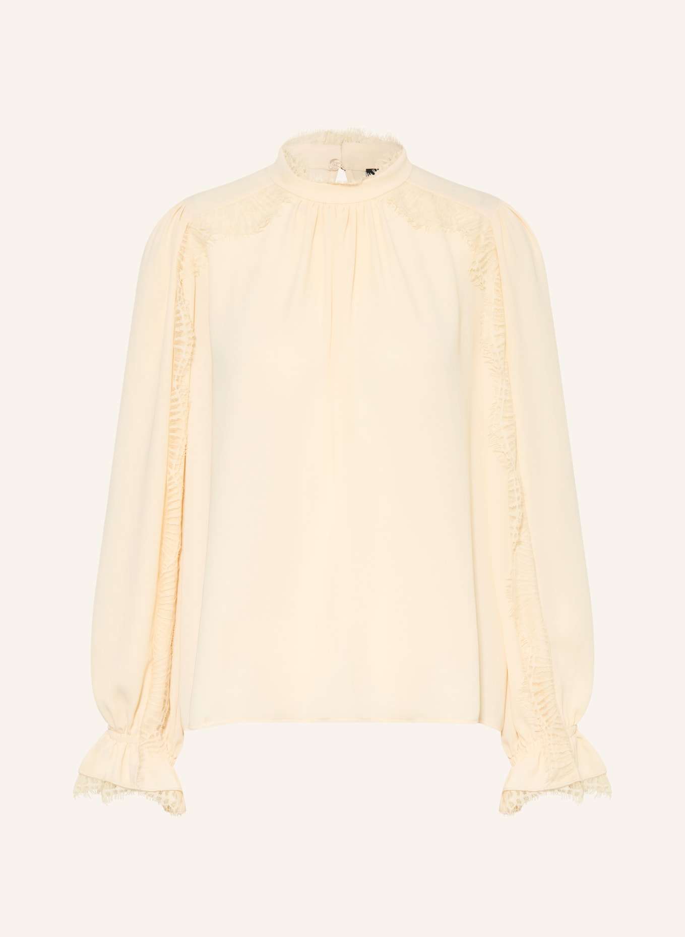 MARC CAIN Chemisier à dentelle: 126 lamb`s wool