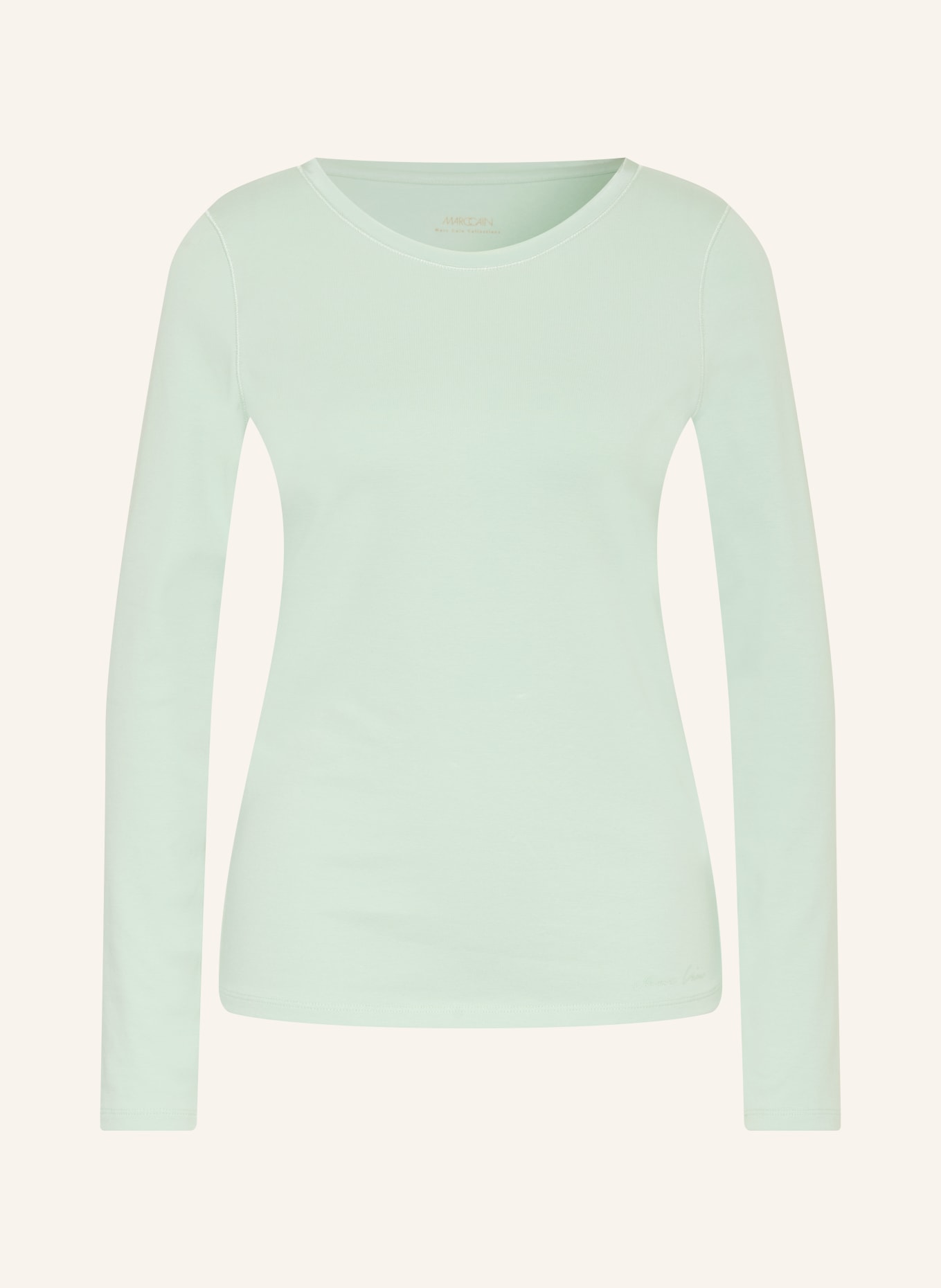 MARC CAIN Longsleeve: 505 silt green