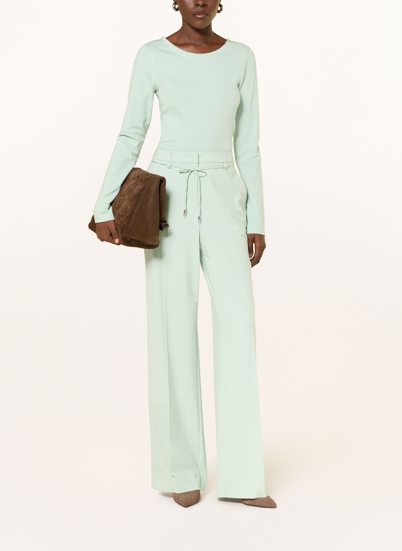 MARC CAIN Longsleeve: 505 silt green