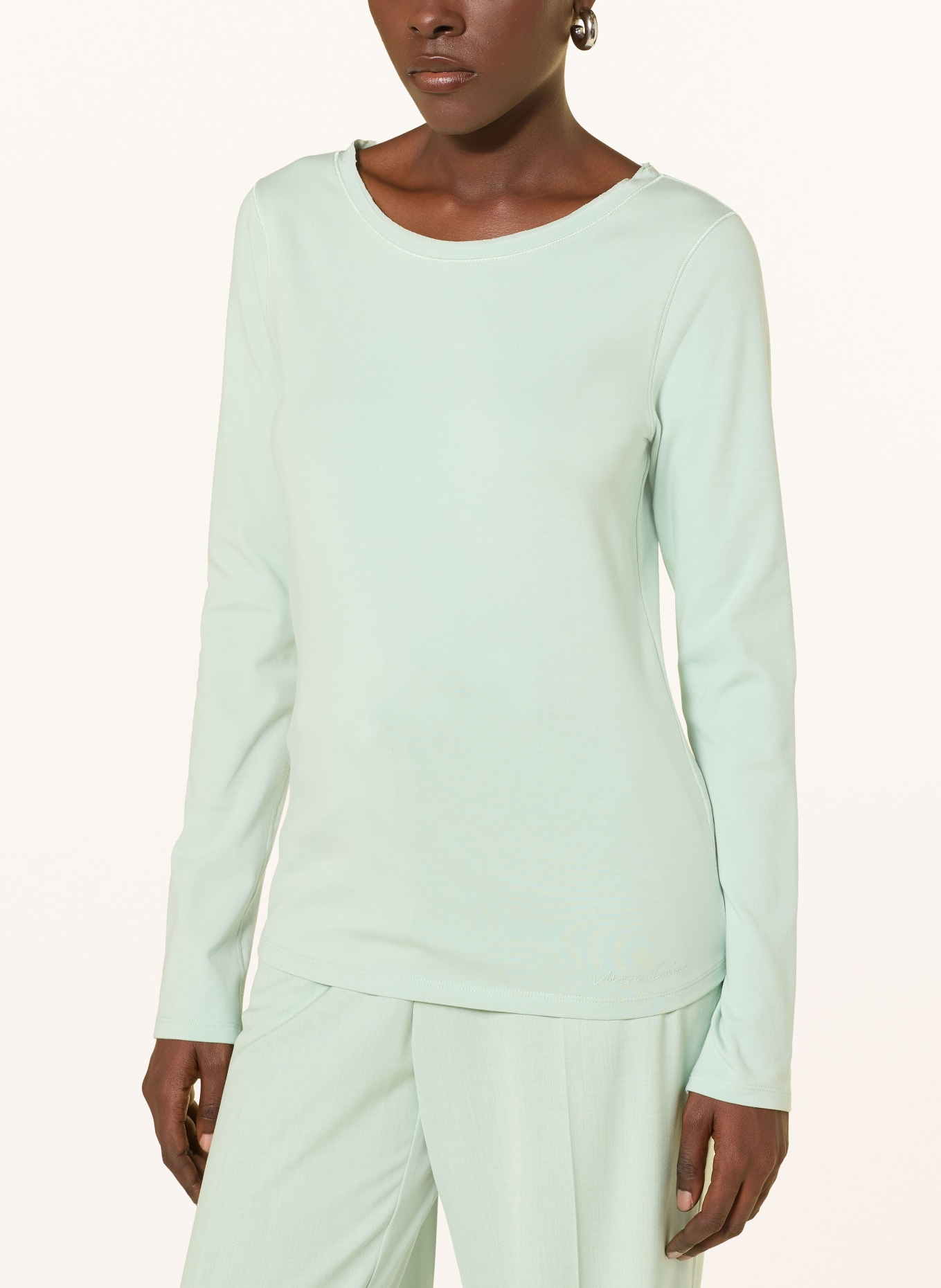 MARC CAIN Longsleeve: 505 silt green