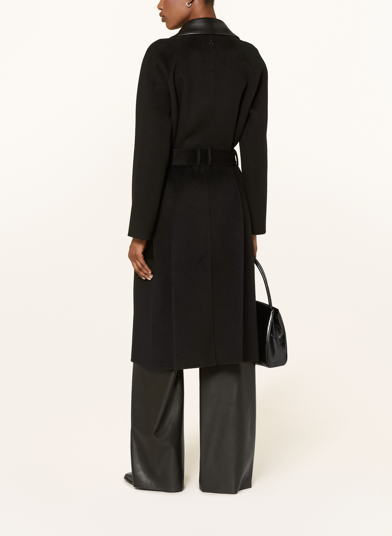MARC CAIN Wool coat: 900 black new