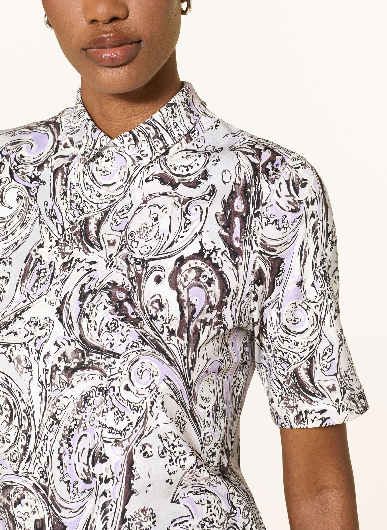 MARC CAIN T-shirt: 724 purple rose