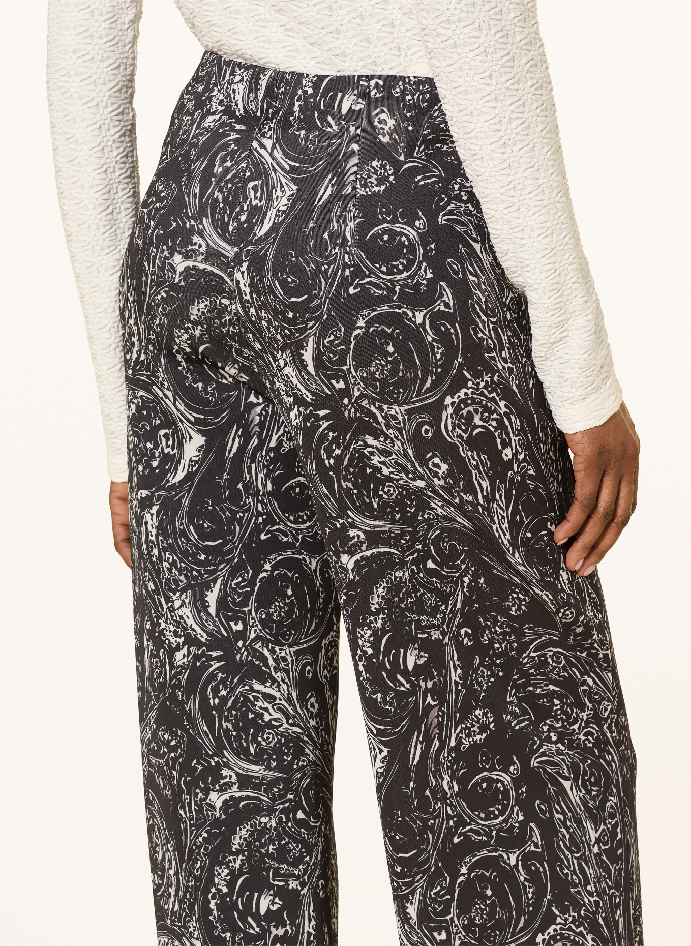 MARC CAIN Marlene pants WINDER: 900 black new