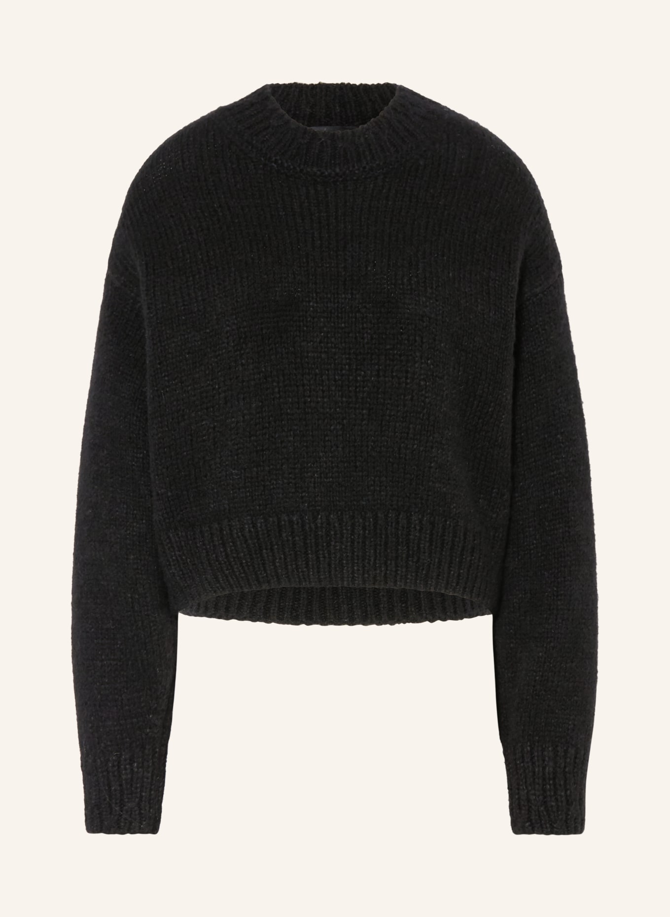 MARC CAIN Alpaca sweater: 900 black new