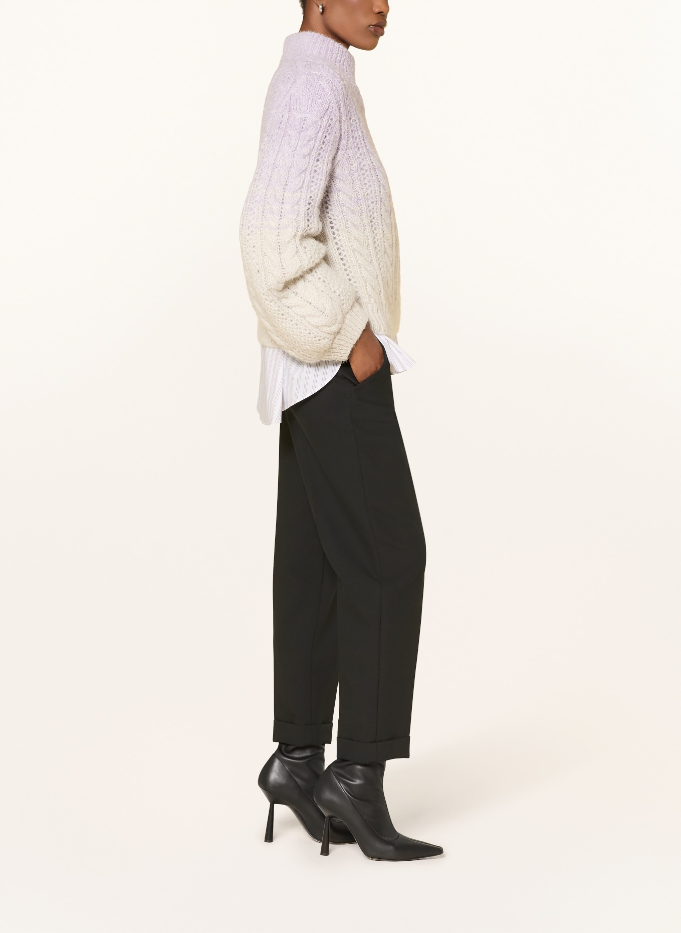 MARC CAIN 7/8-Hose FORDON: SCHWARZ