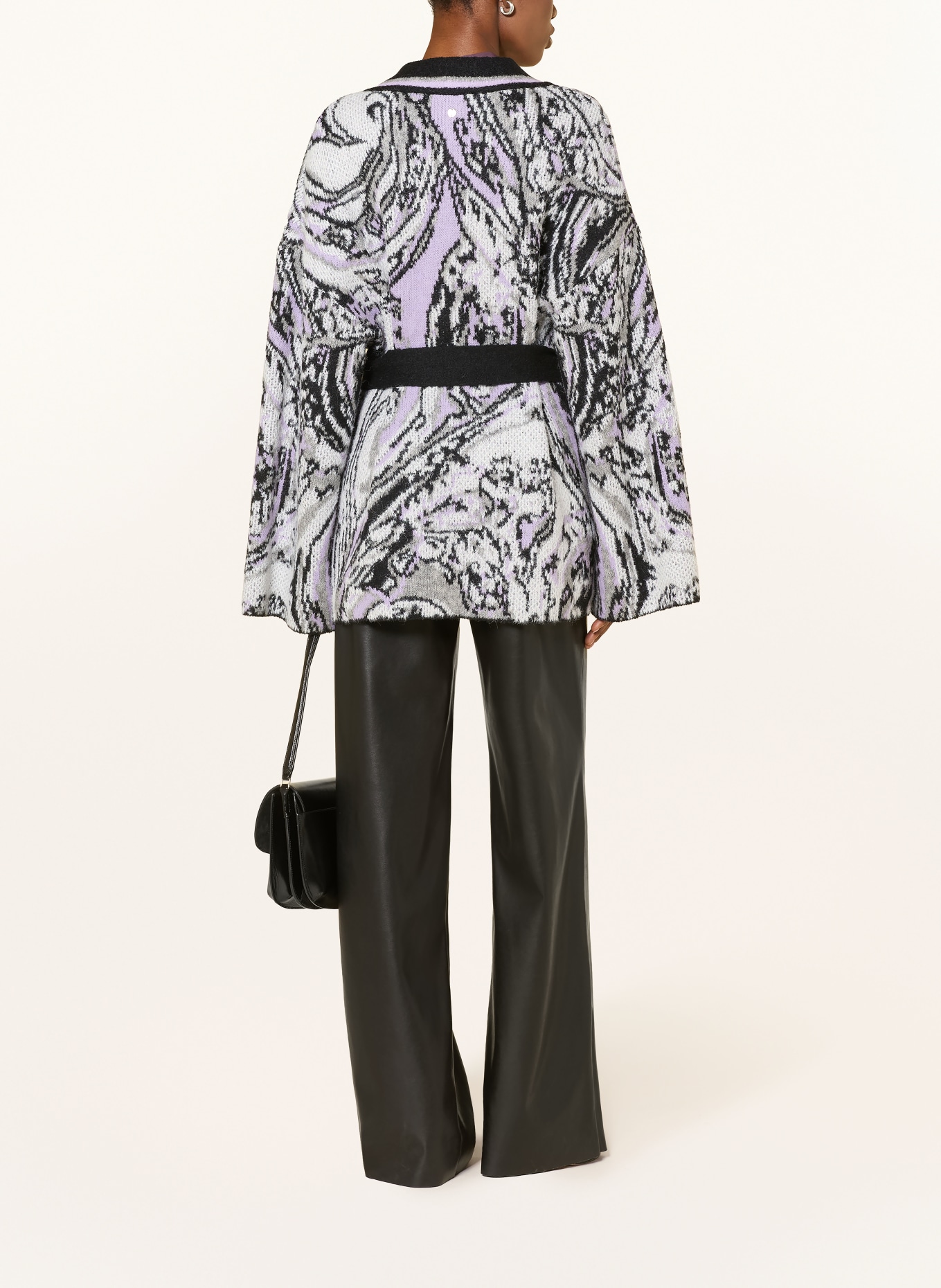 MARC CAIN Stickad Cardigan: 812 vapor blue