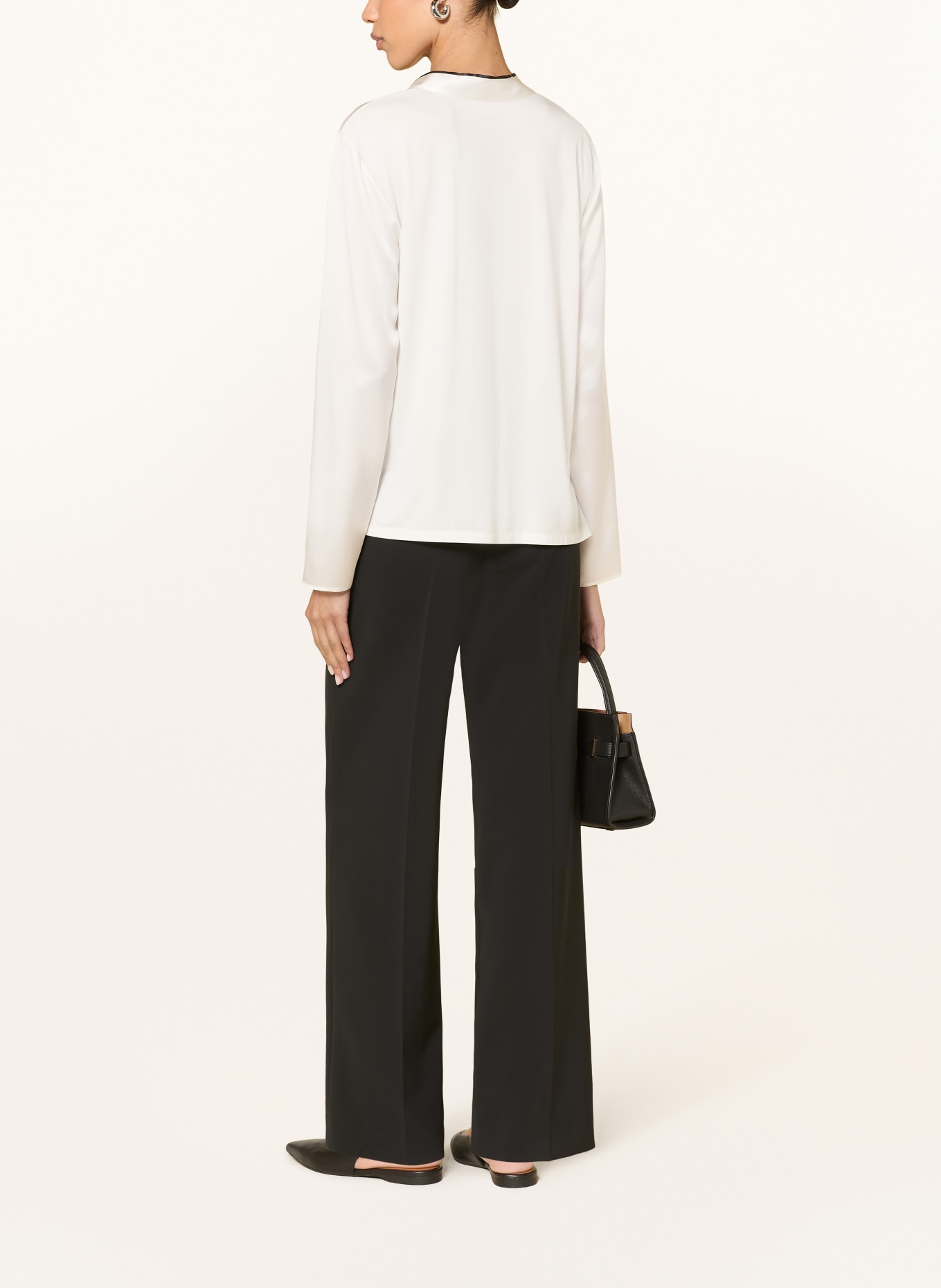 MARC CAIN Silk bow-tie blouse: 110 off