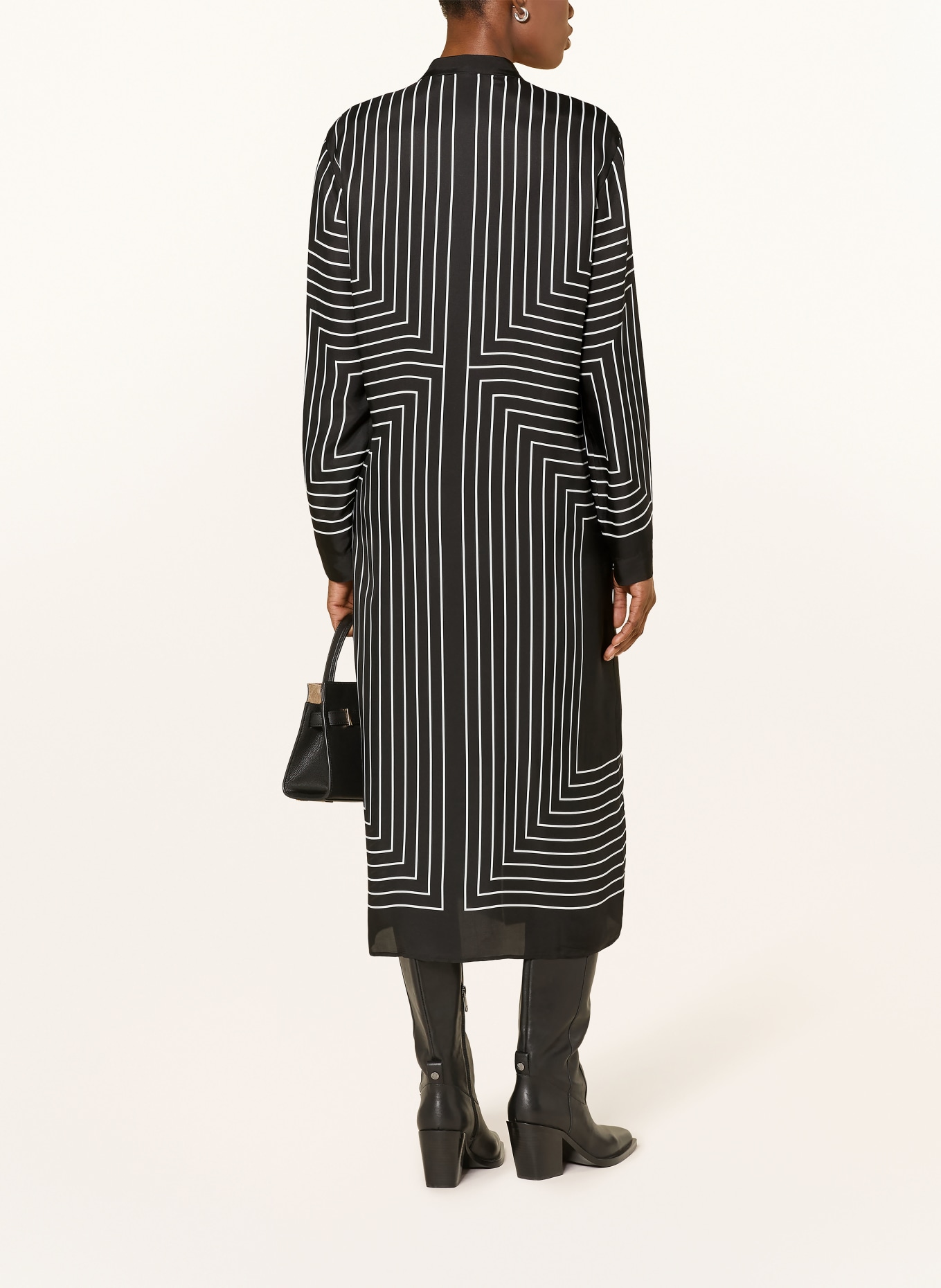 MARC CAIN Dress: 910 black and white