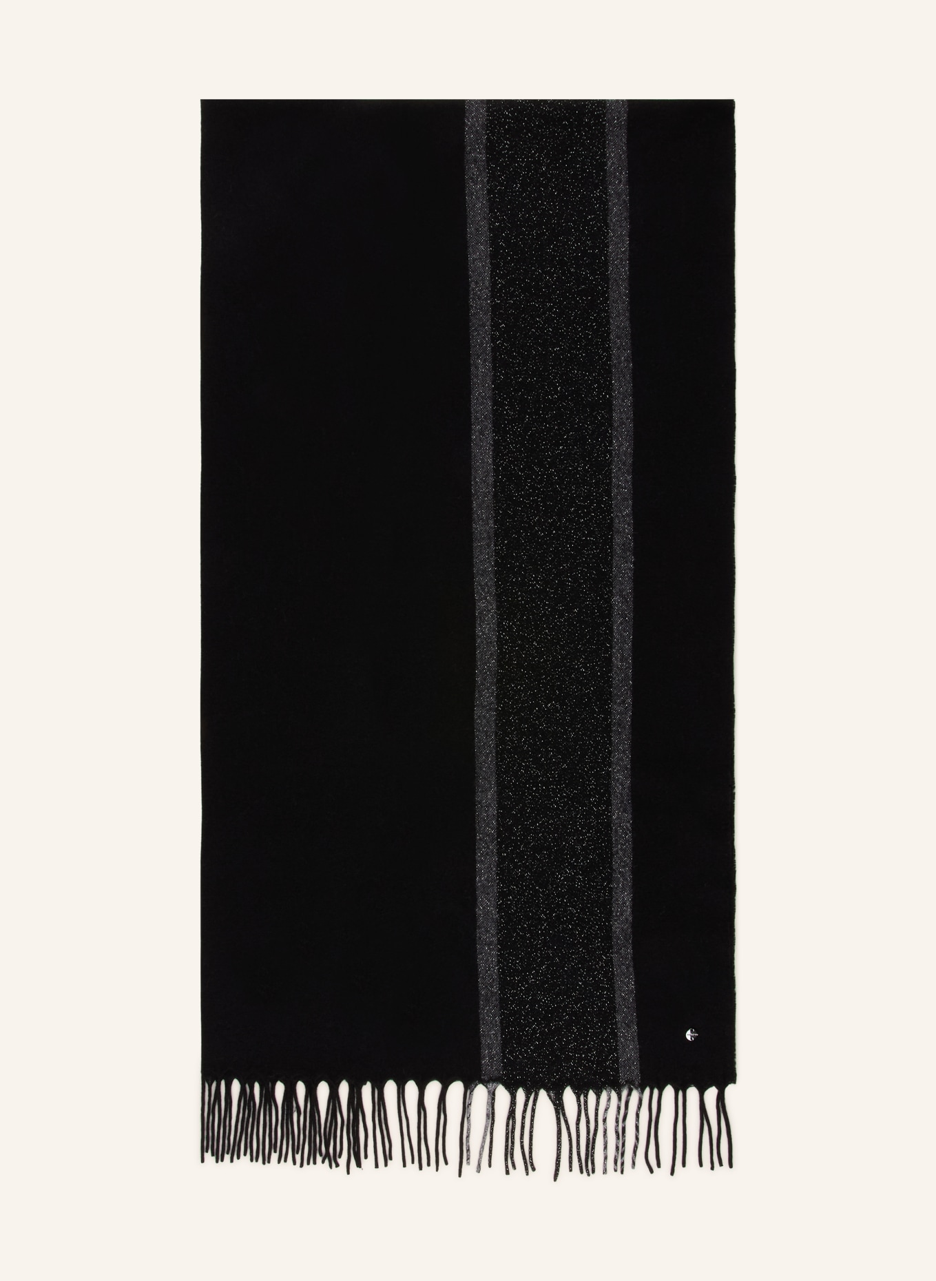 MARC CAIN Schal mit Glitzergarn: 900 black new