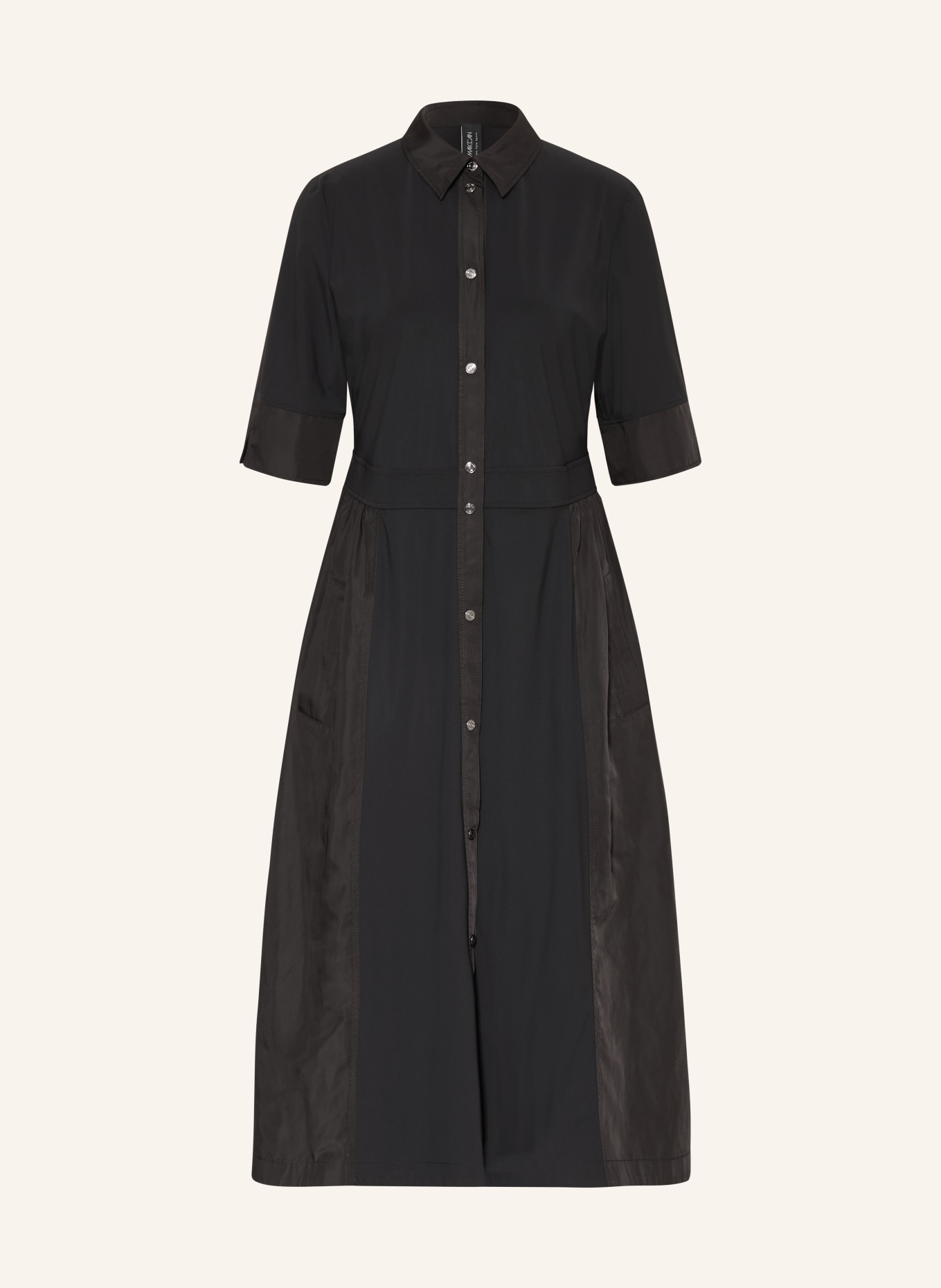 MARC CAIN Hemdblusenkleid: 900 black new