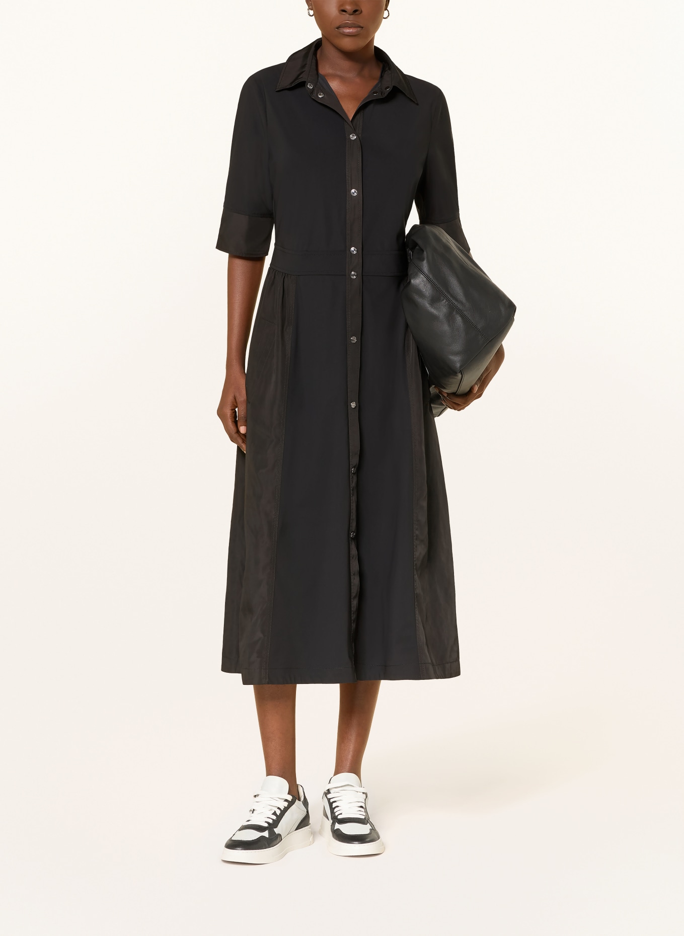 MARC CAIN Hemdblusenkleid: 900 black new