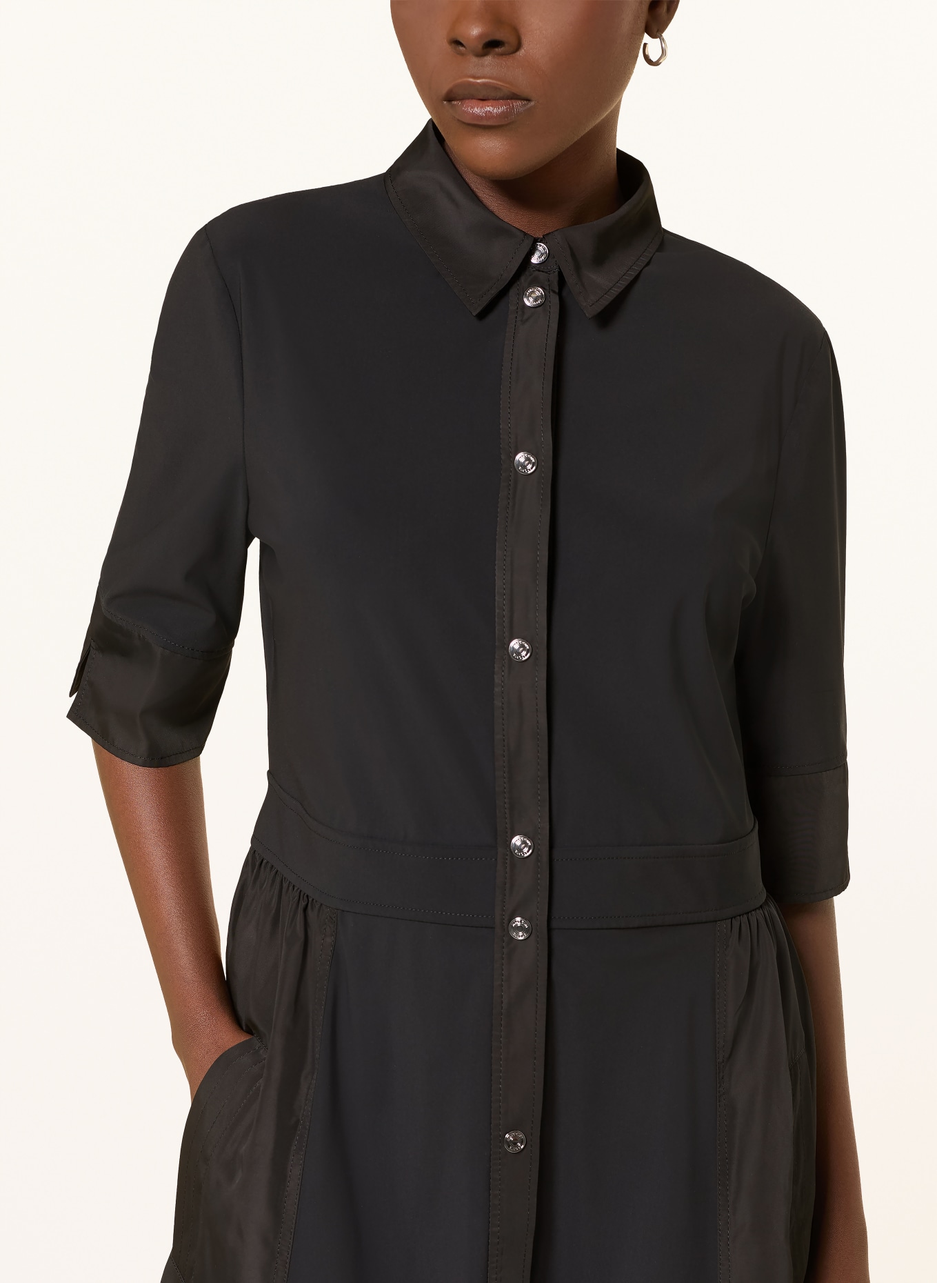 MARC CAIN Hemdblusenkleid: 900 black new