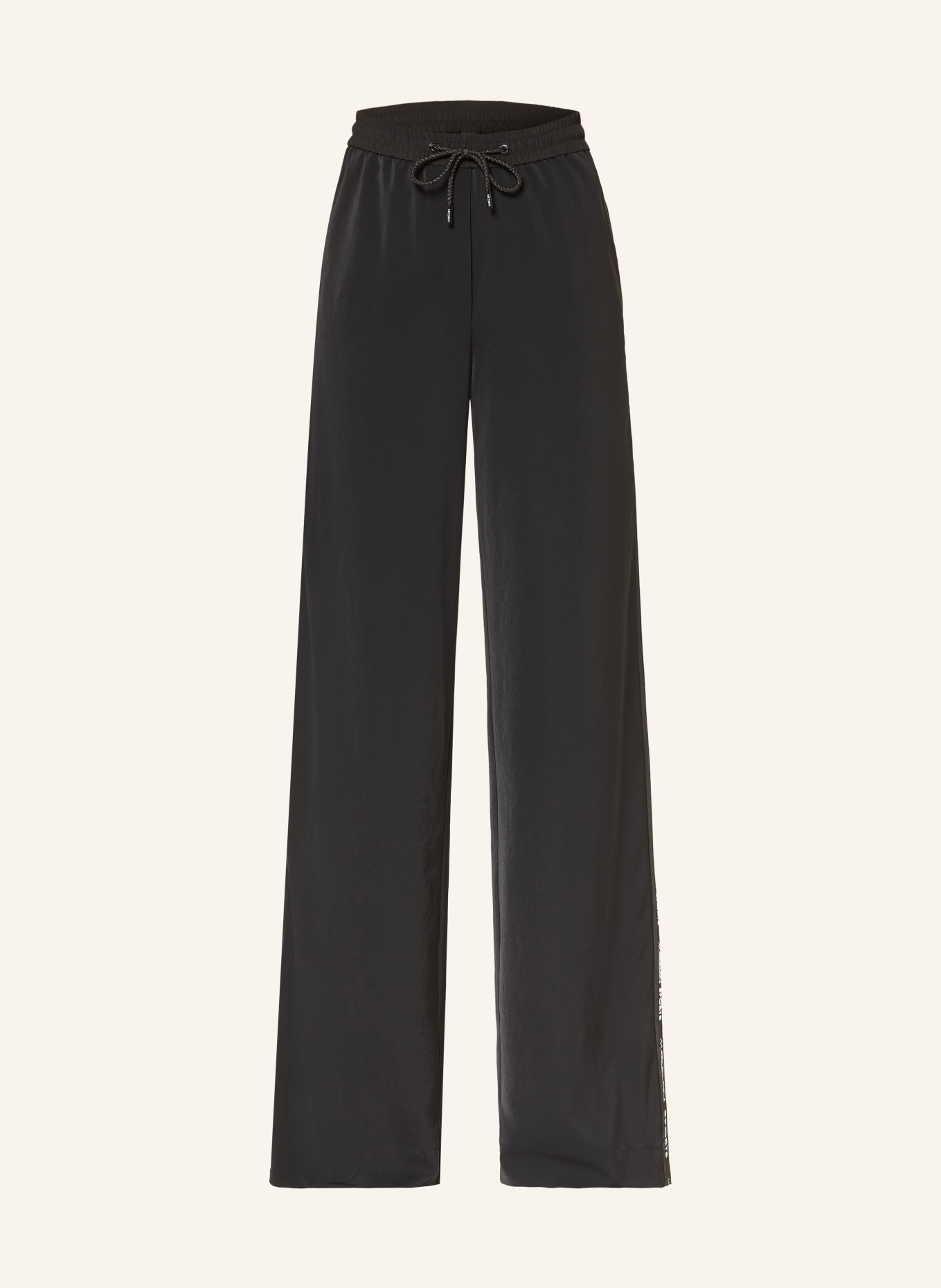MARC CAIN Spodnie Marlene WELKOM z galonowymi paskami: 900 black new