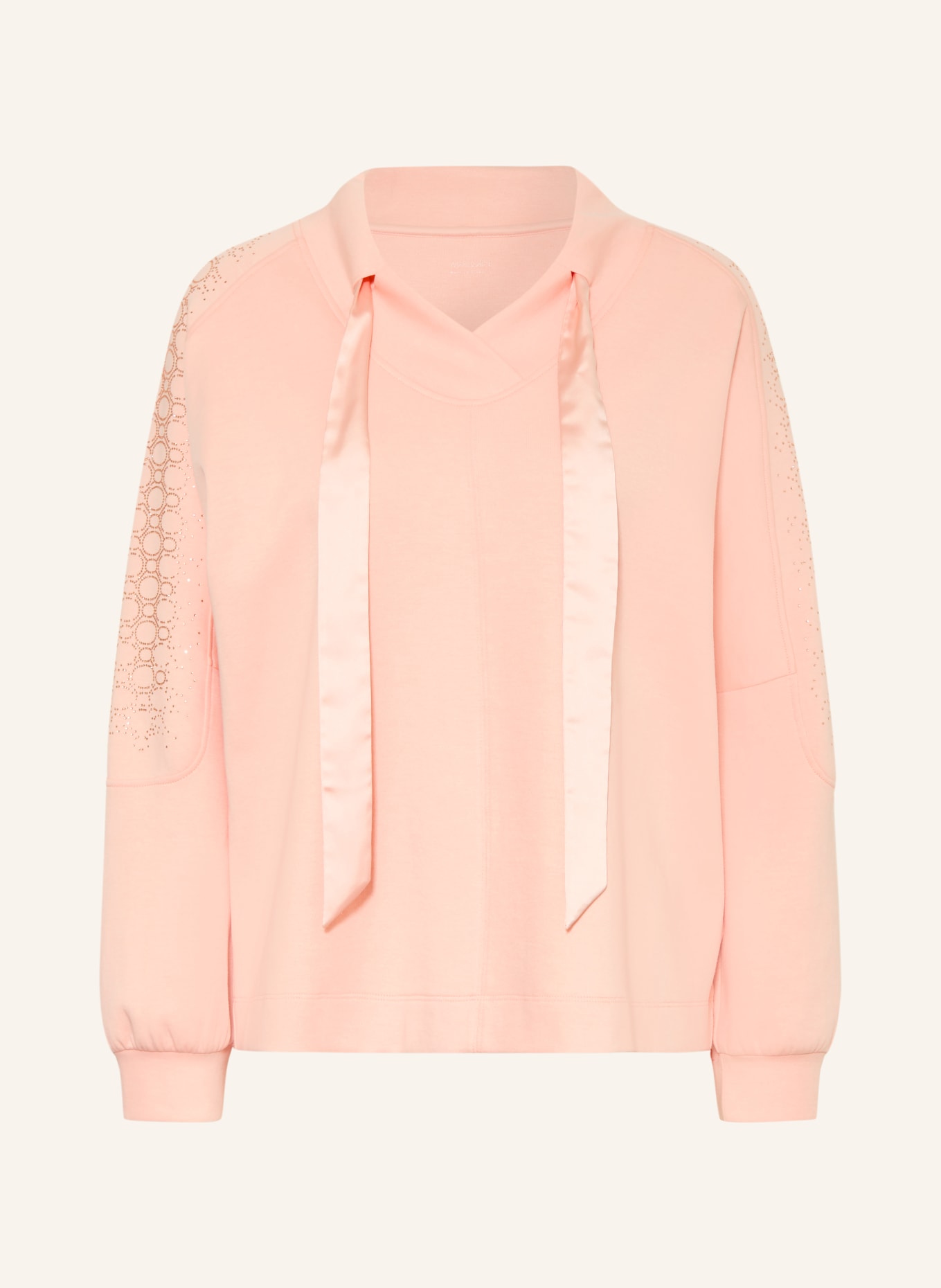 MARC CAIN Bluza z kamieniami ozdobnymi: 460 tropical peach