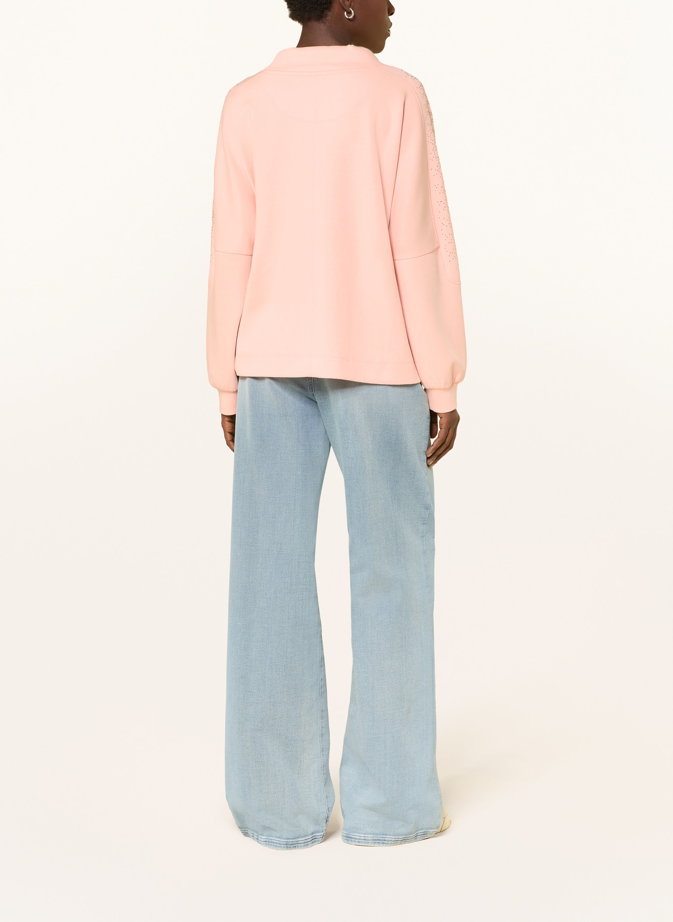 MARC CAIN Bluza z kamieniami ozdobnymi: 460 tropical peach