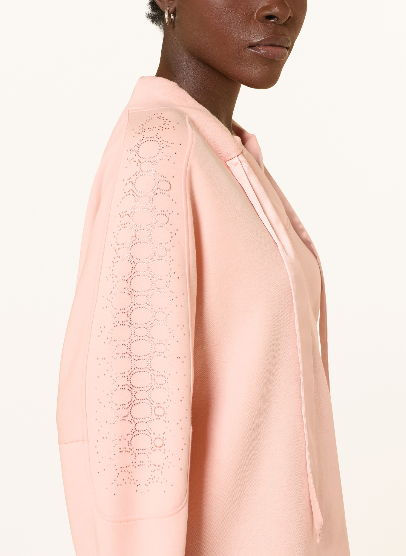 MARC CAIN Bluza z kamieniami ozdobnymi: 460 tropical peach