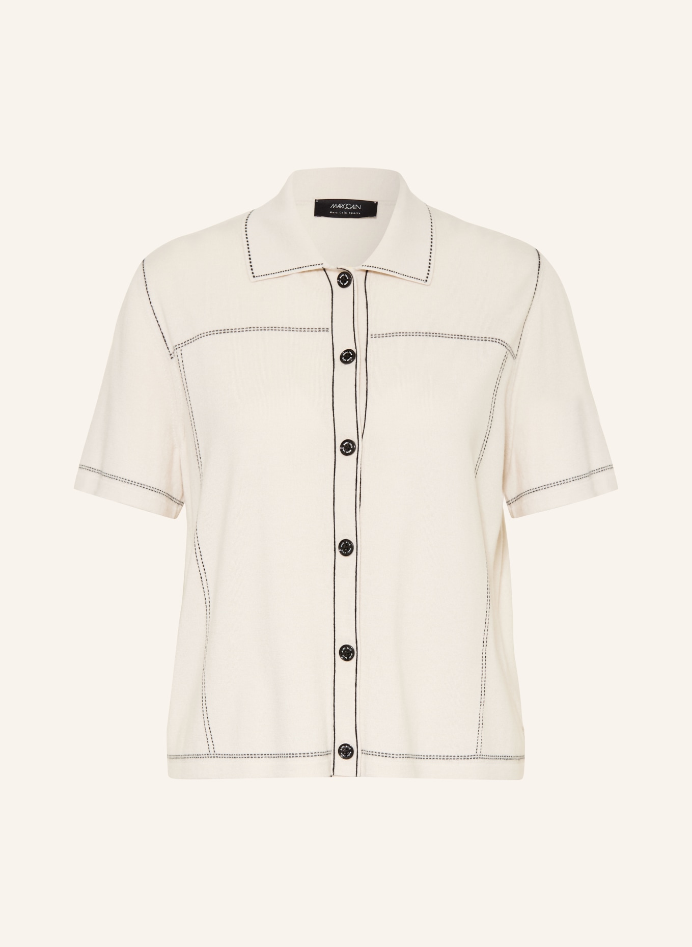 MARC CAIN Kardigan: 182 smoke