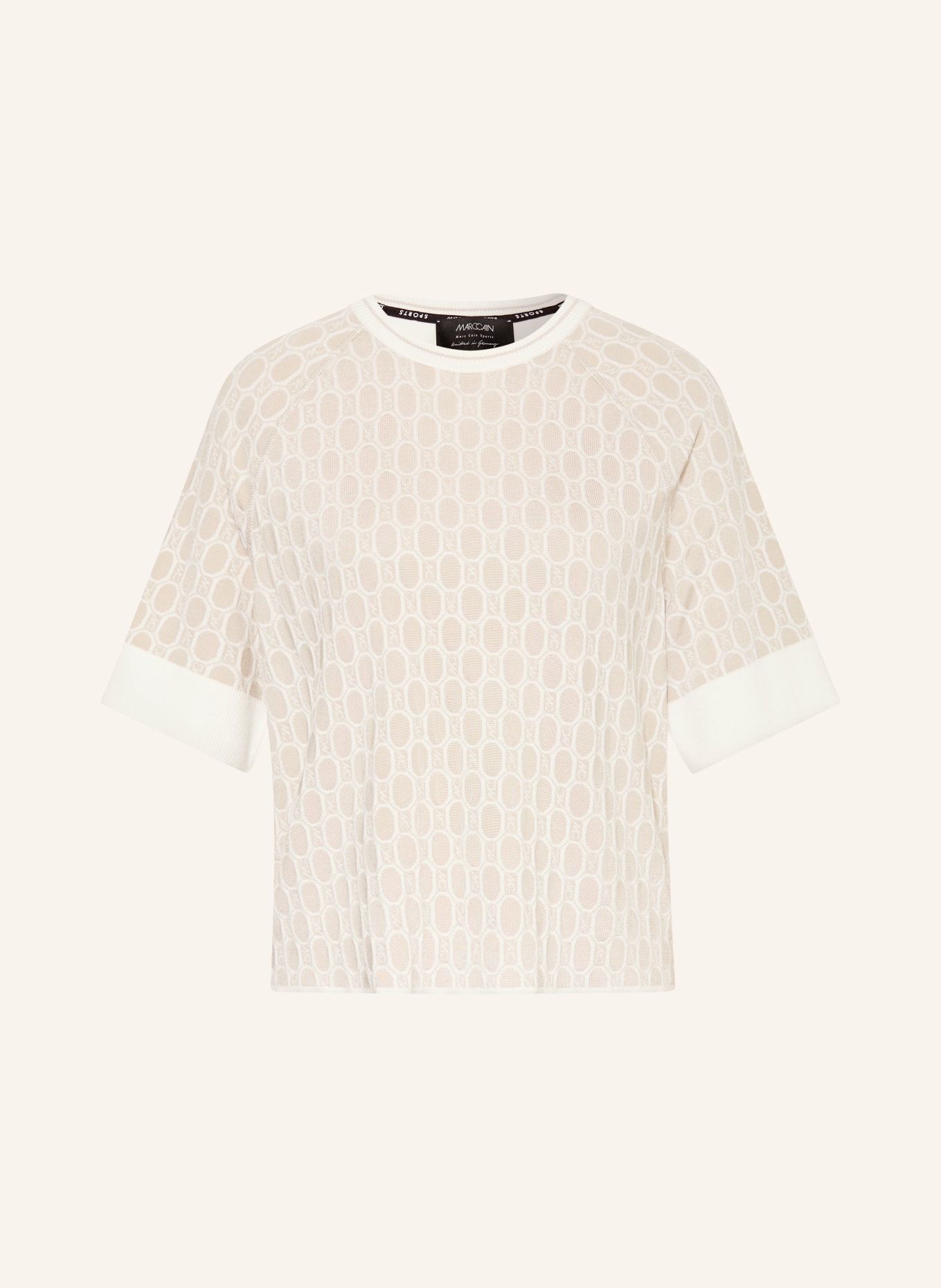 MARC CAIN Strickshirt: 182 smoke
