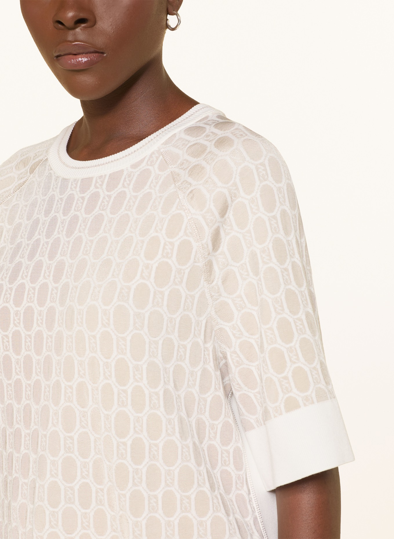 MARC CAIN Strickshirt: 182 smoke