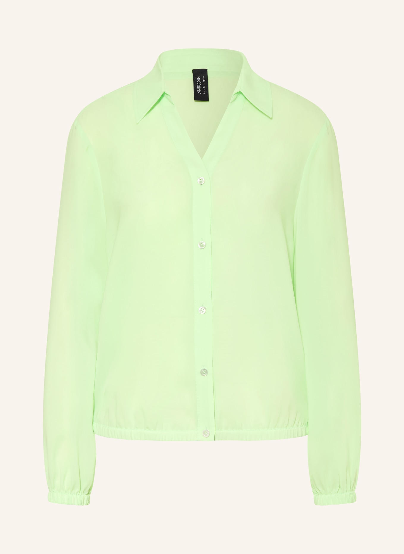 MARC CAIN chemise: 530 patina green