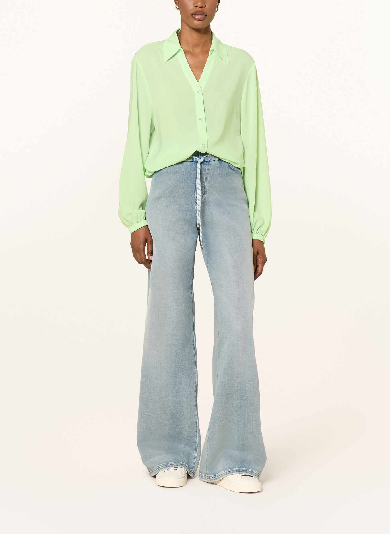 MARC CAIN chemise: 530 patina green