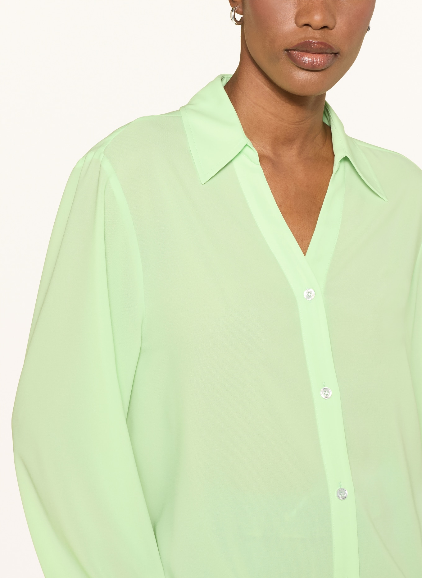 MARC CAIN chemise: 530 patina green