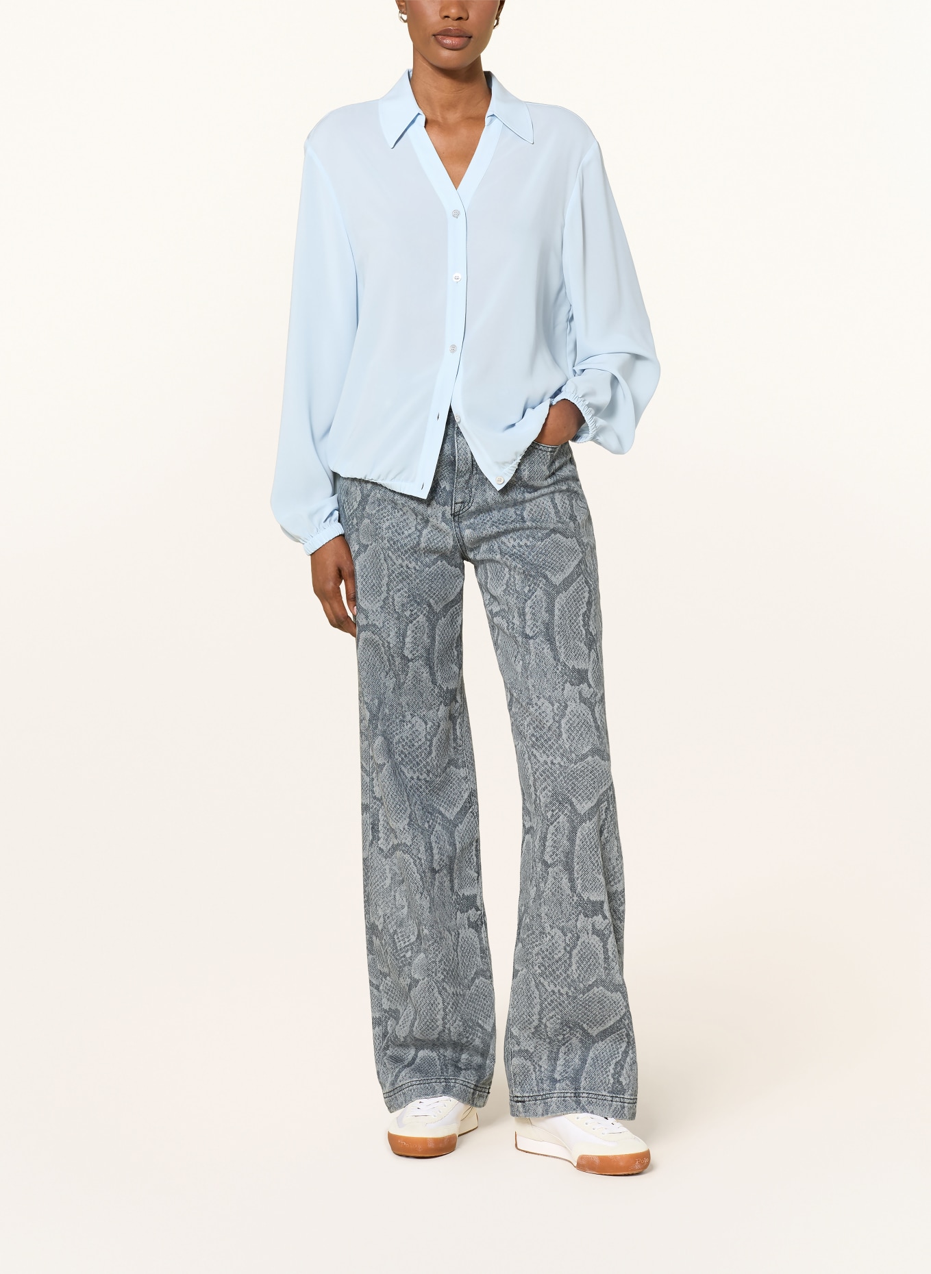 MARC CAIN Hemdbluse: 318 niagara mist