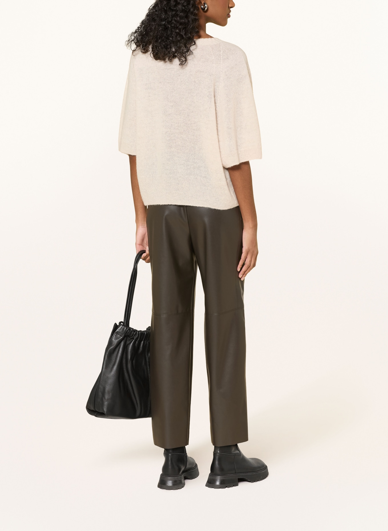 MARC CAIN Sweter z alpaki: 117 soft moon rock