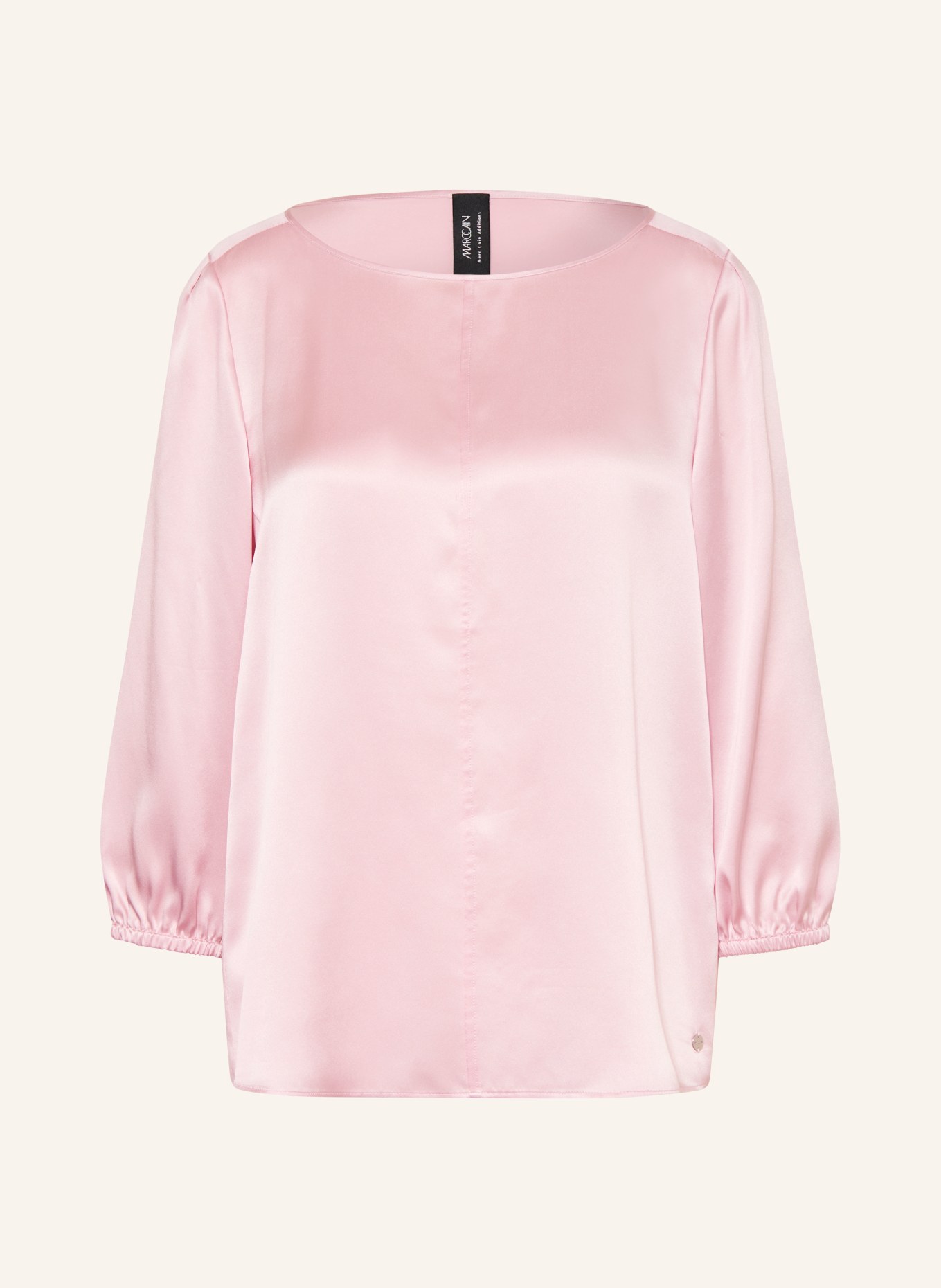 MARC CAIN Blusenshirt aus Seide mit 3/4-Arm: 208 chalk pink