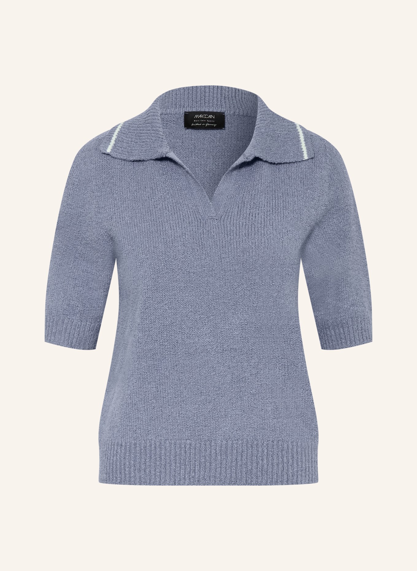 MARC CAIN Tricou din tricot: 380 grisaille