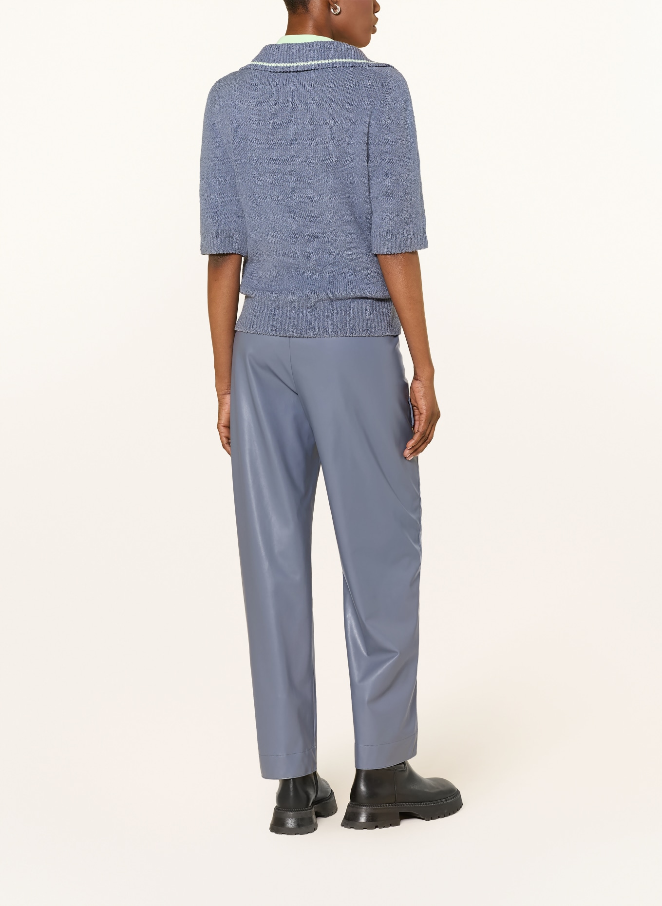 MARC CAIN Tricou din tricot: 380 grisaille