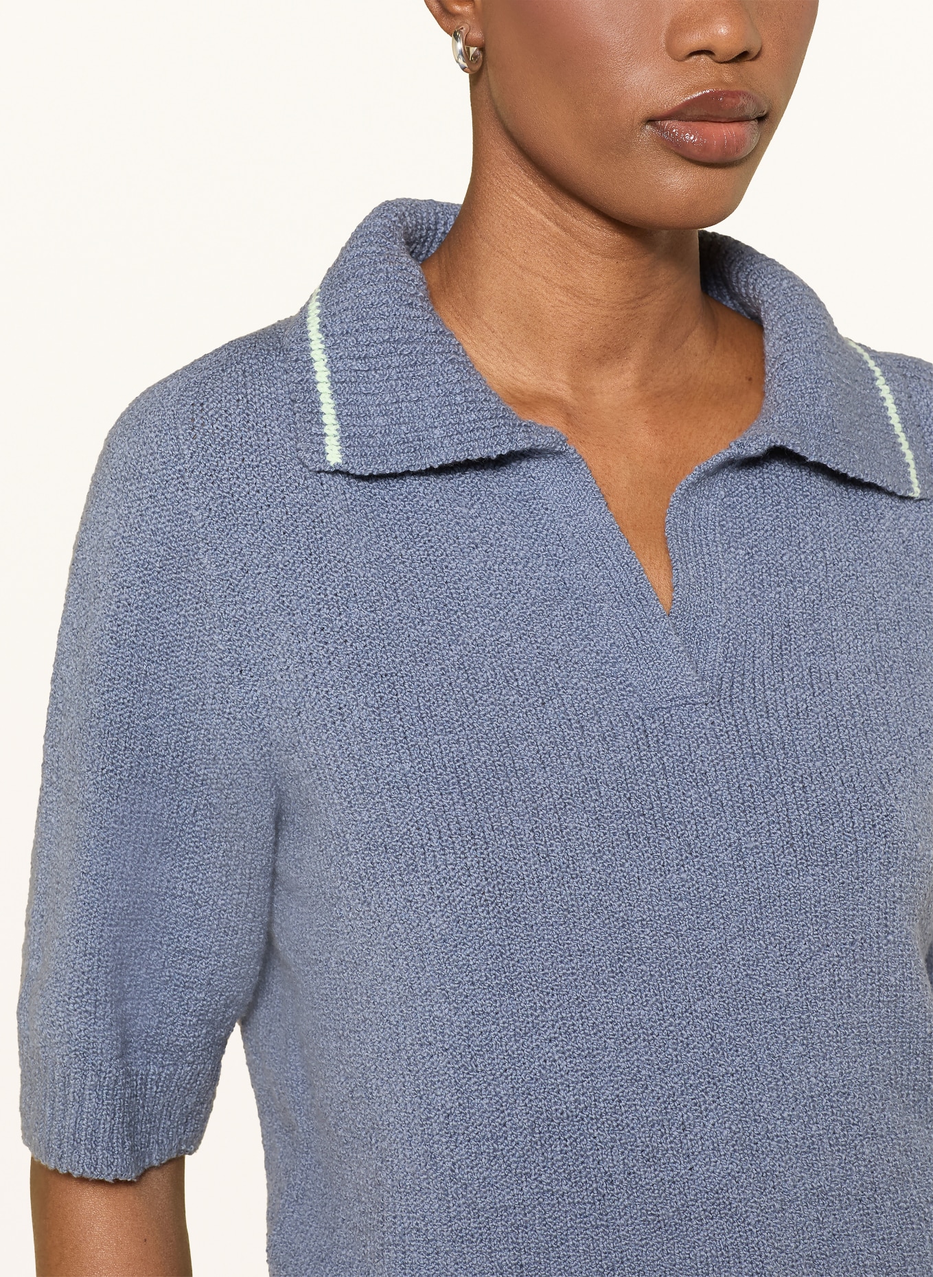 MARC CAIN Tricou din tricot: 380 grisaille