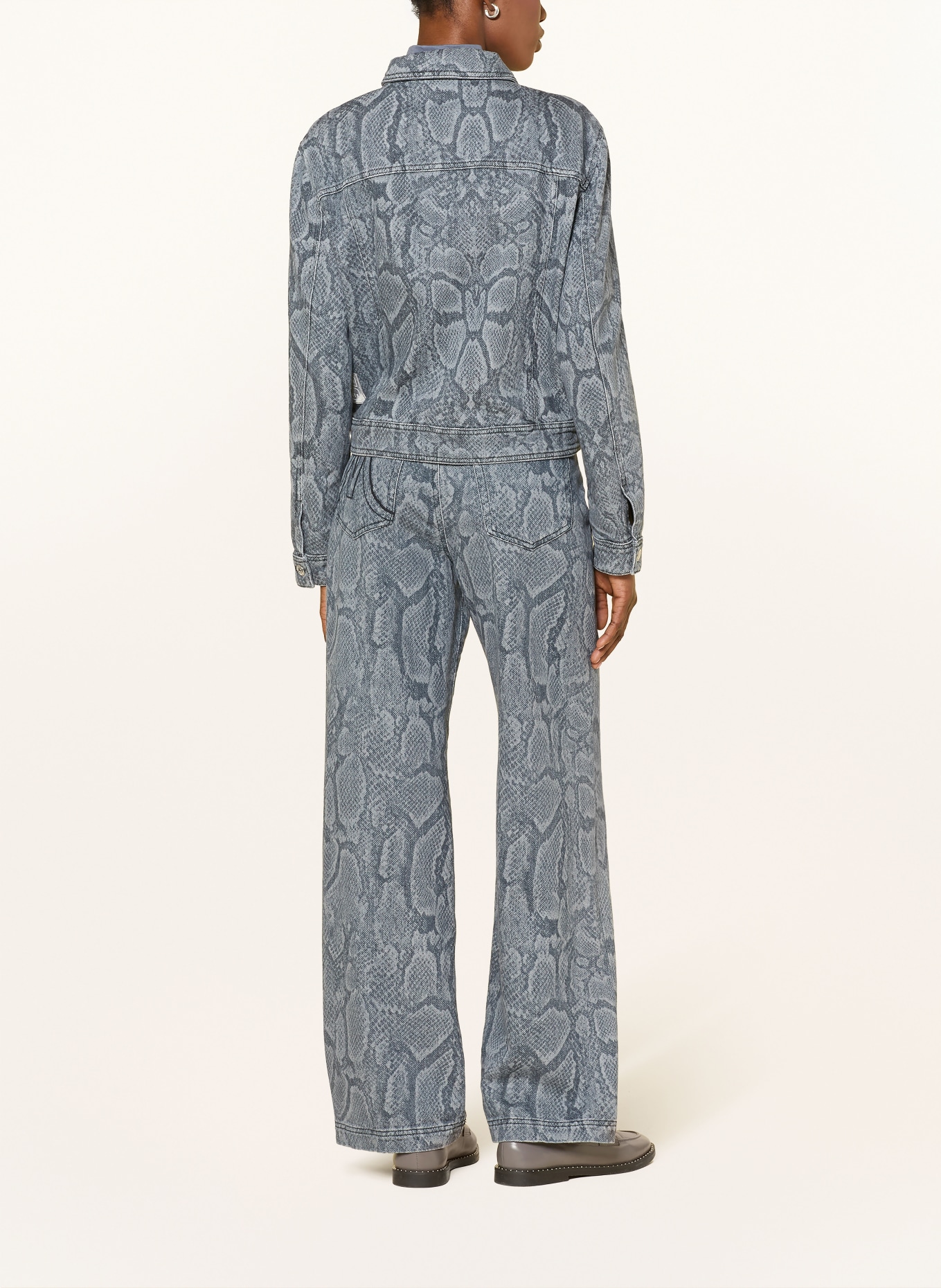 MARC CAIN Wide Leg Jeans WIGAN: 353 blue denim