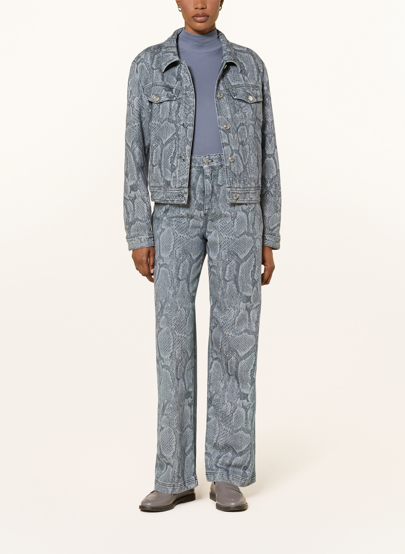 MARC CAIN Jeansjacke: 353 blue denim