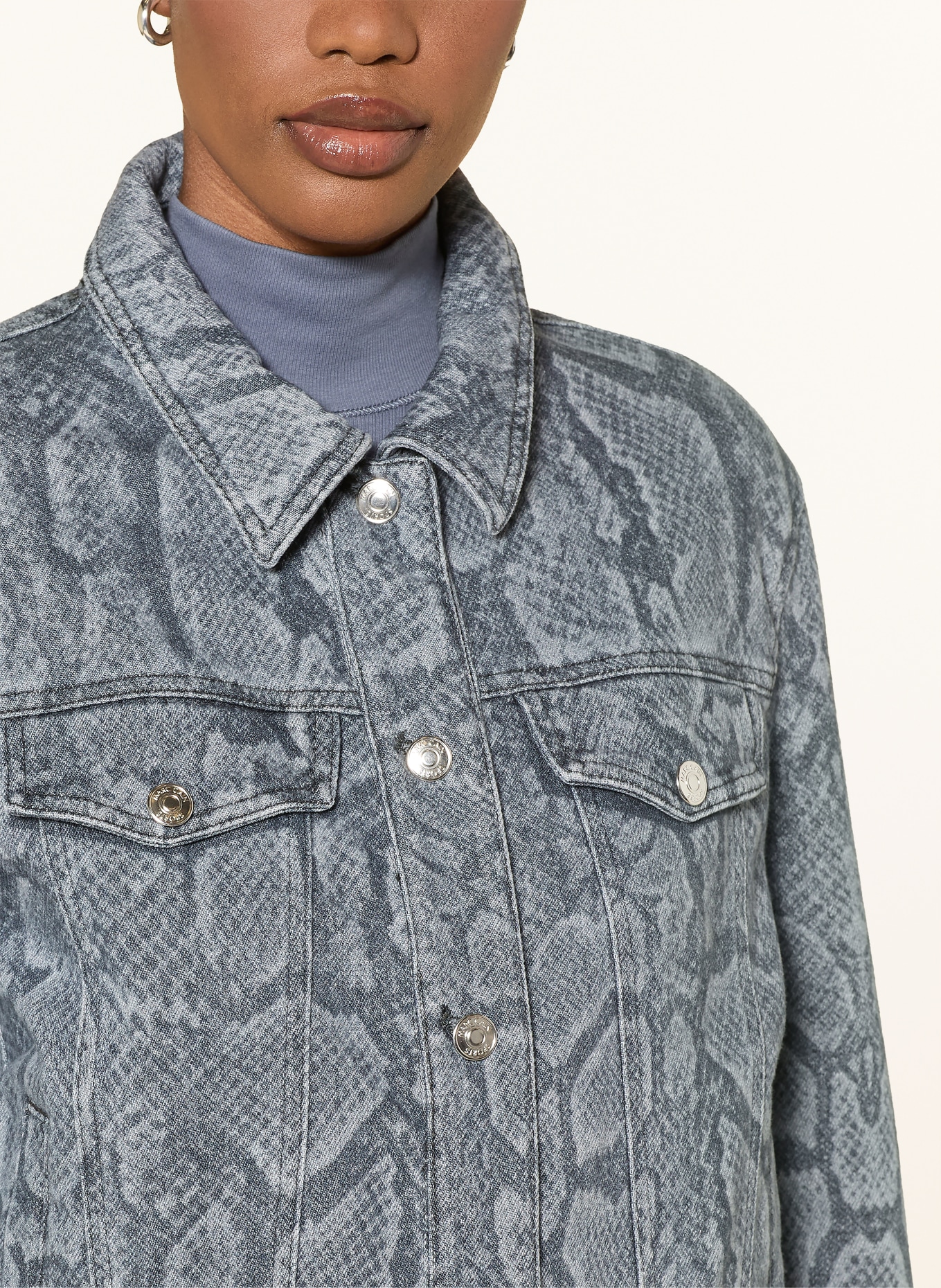MARC CAIN Jeansjacke: 353 blue denim