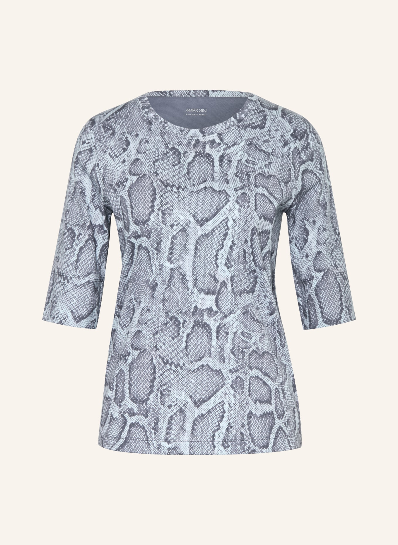 MARC CAIN Shirt mit 3/4-Arm: 318 niagara mist