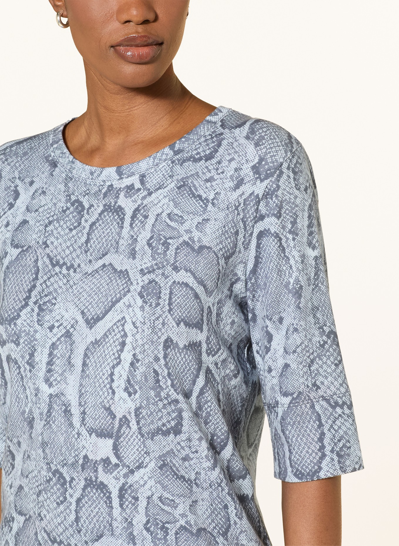 MARC CAIN Shirt mit 3/4-Arm: 318 niagara mist