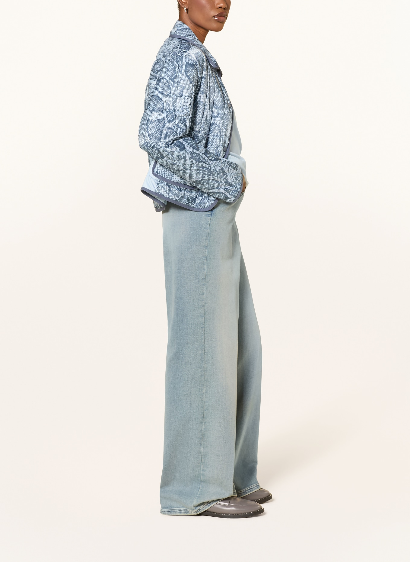 MARC CAIN Wide Leg Jeans WELKOM: 353 blue denim