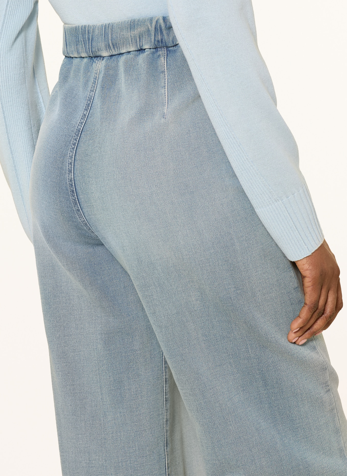 MARC CAIN Wide Leg Jeans WELKOM: 353 blue denim