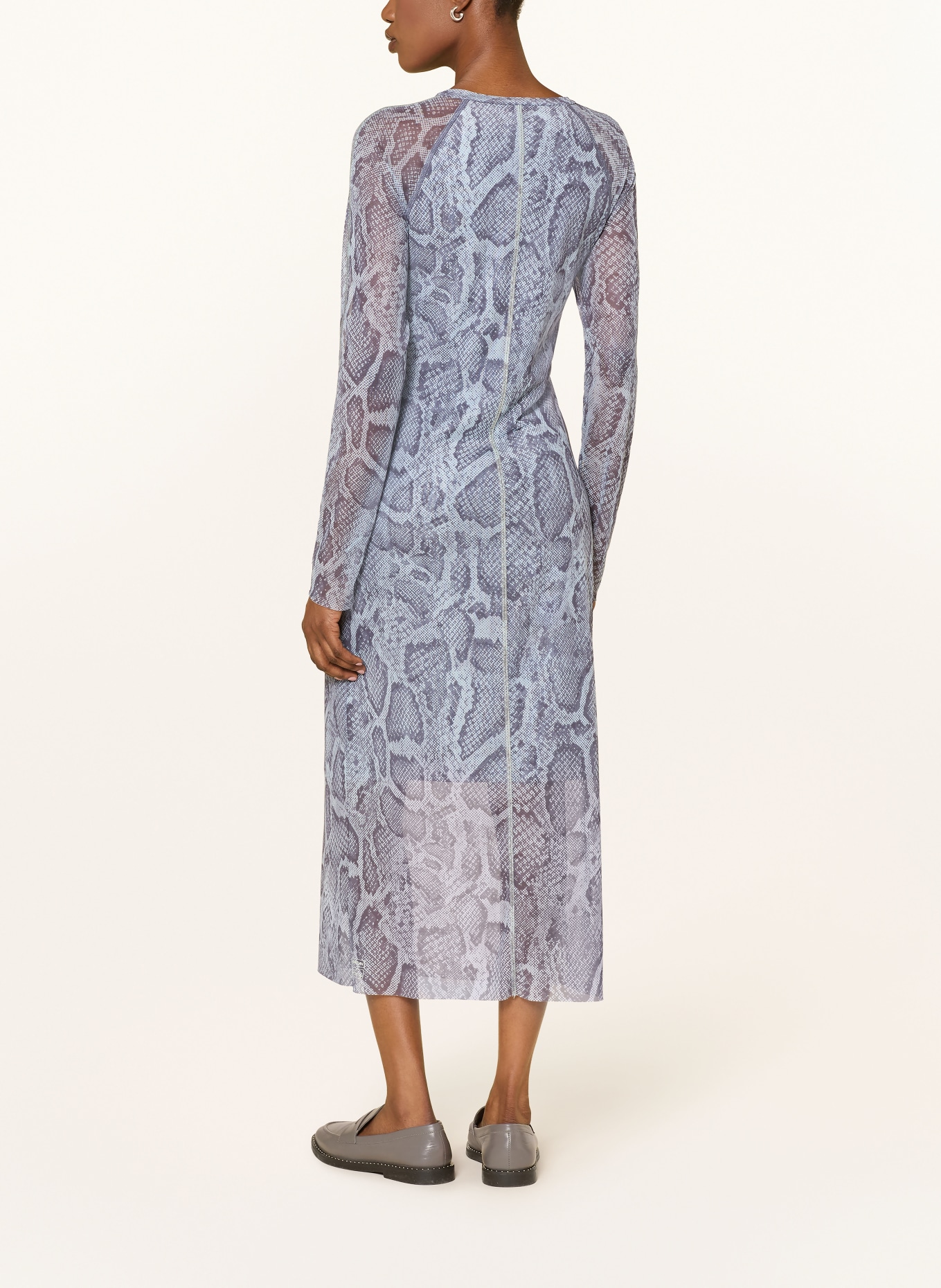 MARC CAIN Mesh-Kleid: 318 niagara mist