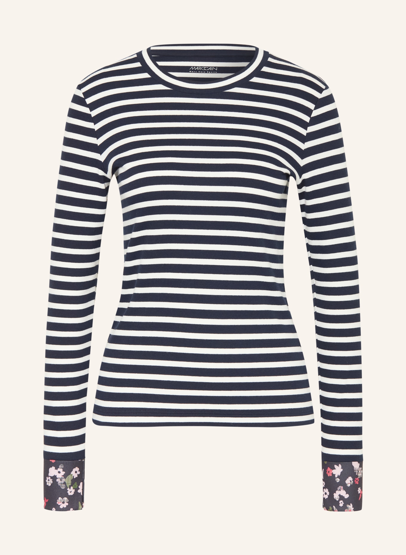MARC CAIN Long-sleeve shirt: 394 navy