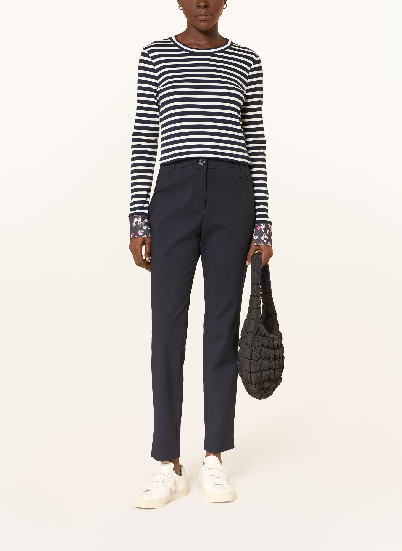 MARC CAIN Long-sleeve shirt: 394 navy