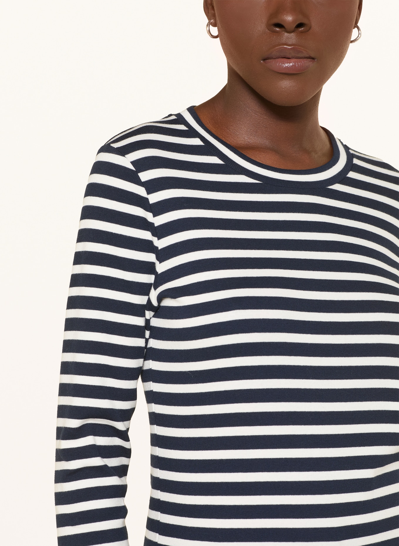 MARC CAIN Long-sleeve shirt: 394 navy