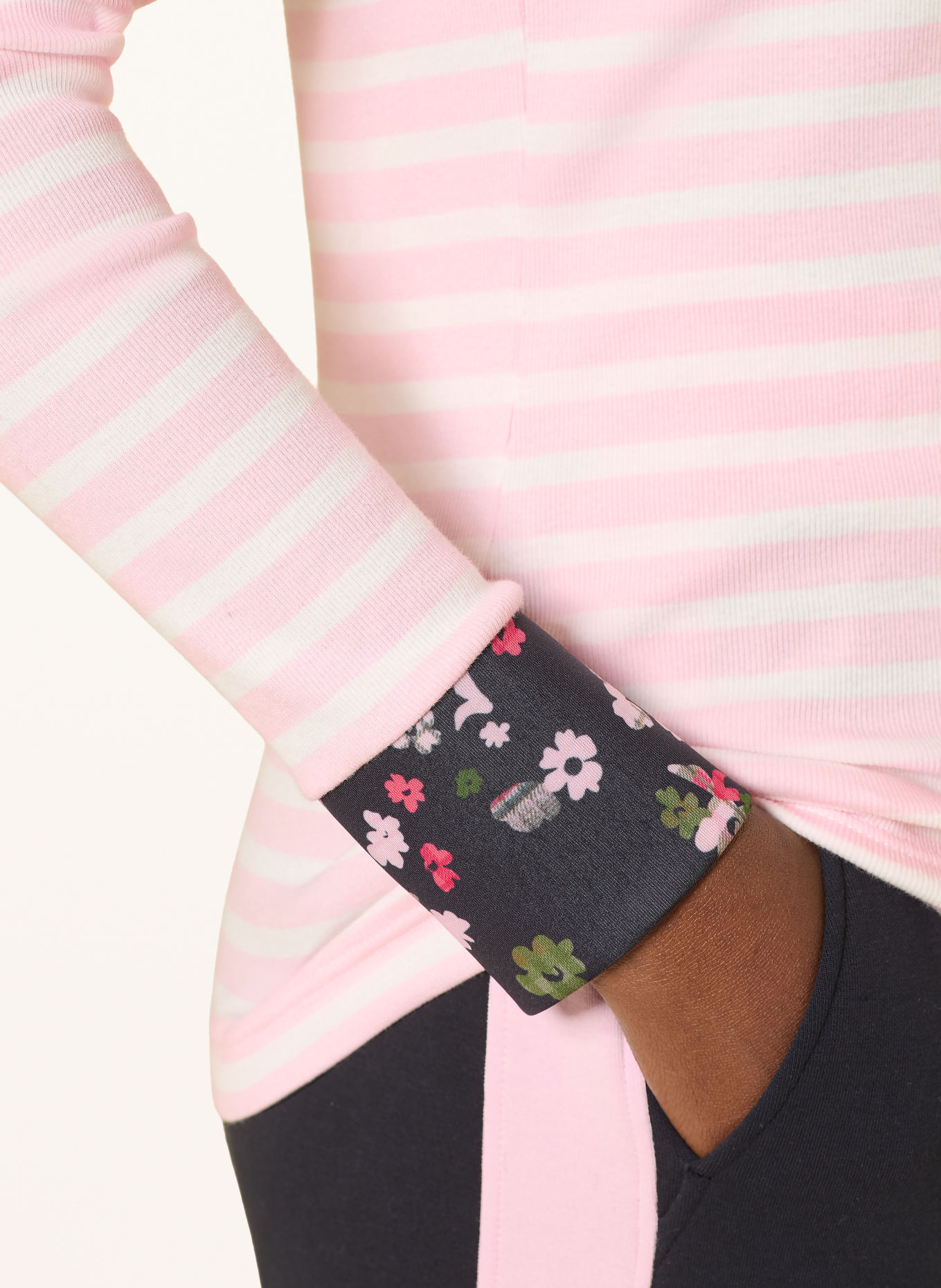 MARC CAIN Longsleeve: 208 chalk pink