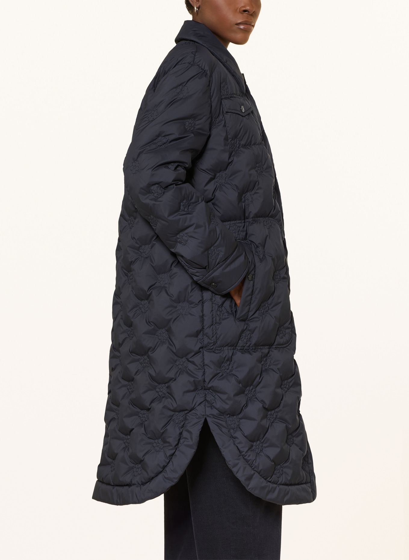 MARC CAIN Peřový kabát: 394 navy