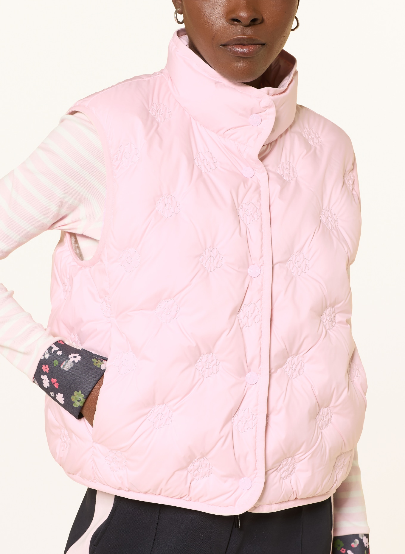 MARC CAIN Oboustranná péřová bunda: 208 chalk pink