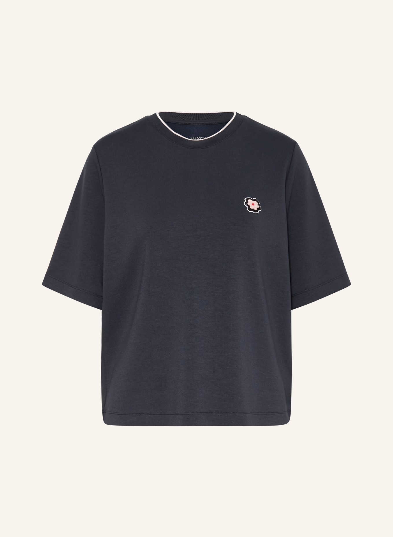 MARC CAIN T-Shirt: 394 navy